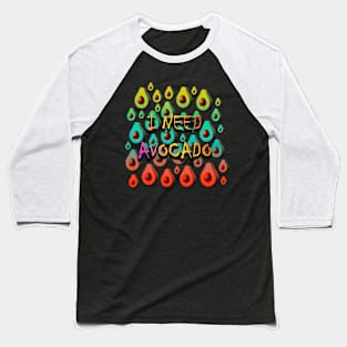 avocado popart Baseball T-Shirt